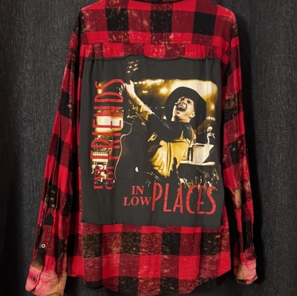 Upcycled Plaid Men's Shirt